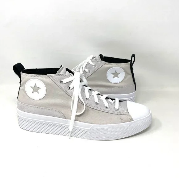 💖MEGA SALE💖Converse Untitl3d CS Mid Pale Putty White Canvas Mens 171927C - Picture 5 of 10